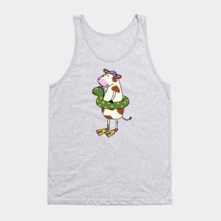 Swim Cow Tank Top